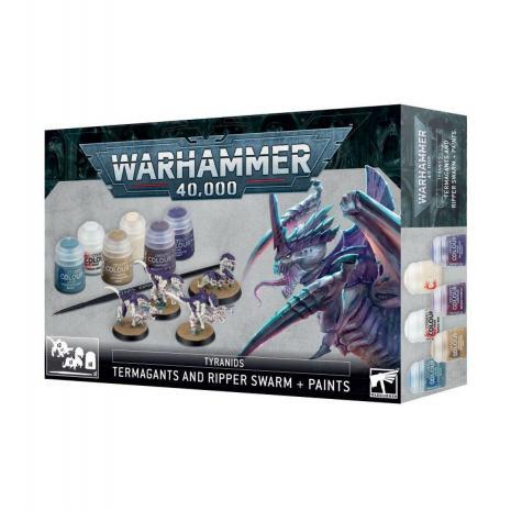Tyranids Termagants and Ripper Swarm Paints Set